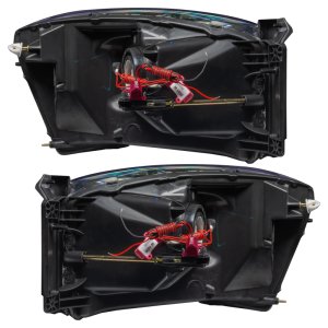 Dodge Ram Headlight Assembly - ORACLE Lighting - ColorSHIFT w/ Simple Controller - Black - `07-`08